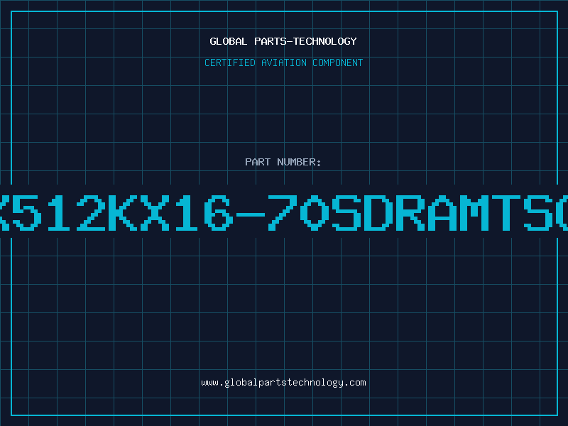 Aviation Part 2X512KX16-70SDRAMTSOP