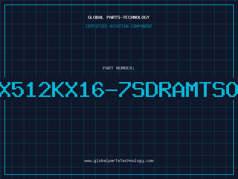Aviation Part 2X512KX16-7SDRAMTSOP
