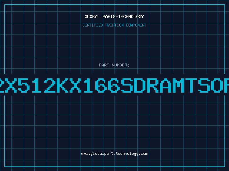 Aviation Part 2X512KX166SDRAMTSOP