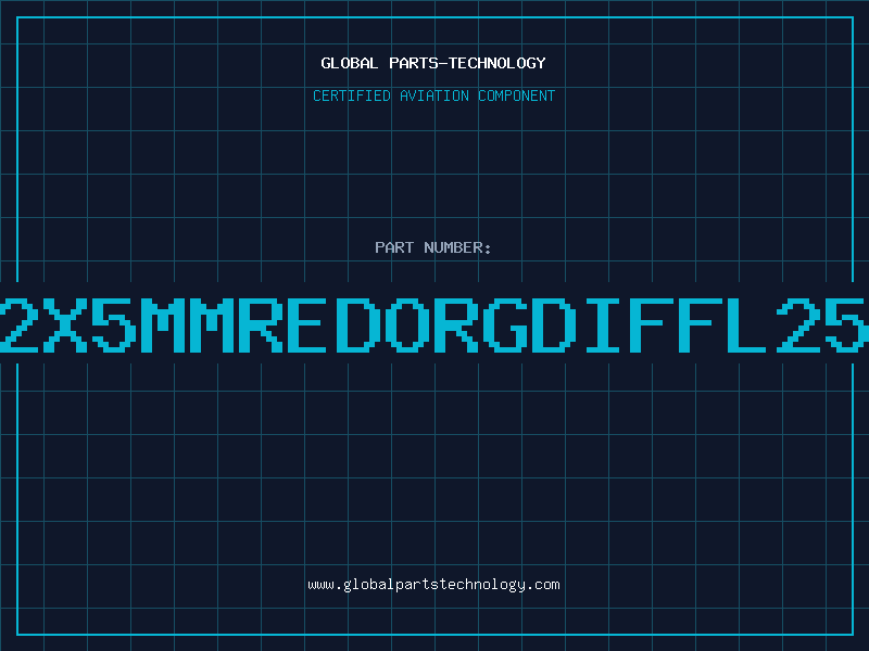 Aviation Part 2X5MMREDORGDIFFL25