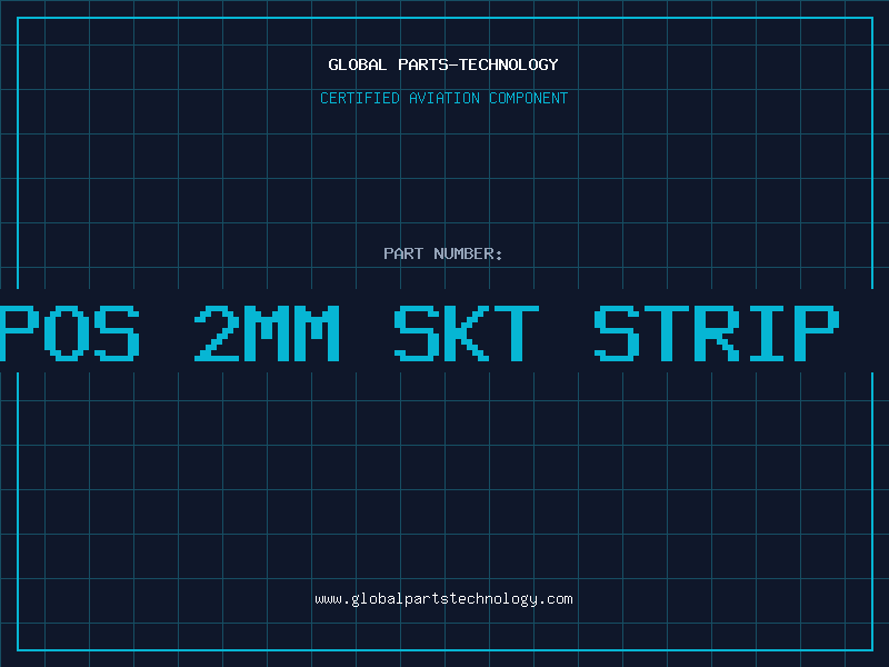 Aviation Part 2X8 POS 2MM SKT STRIP SFMT