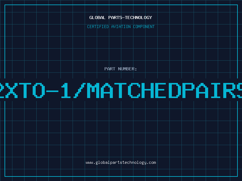 Aviation Part 2XTO-1/MATCHEDPAIRS