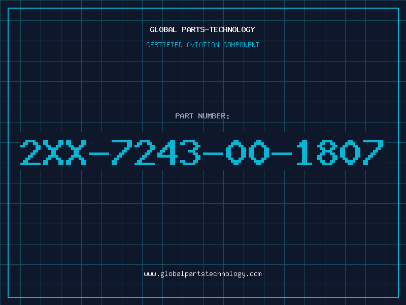 Aviation Part 2XX-7243-00-1807