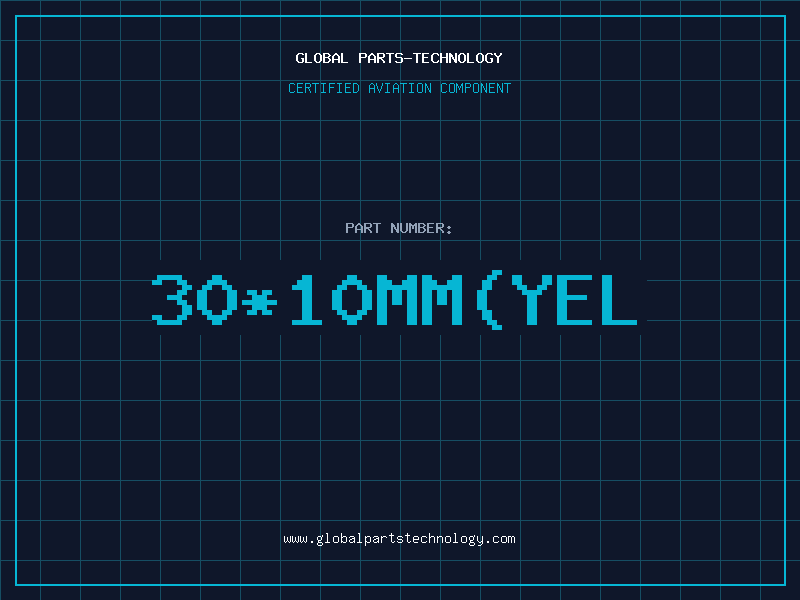 Aviation Part 30*10mm(YEL