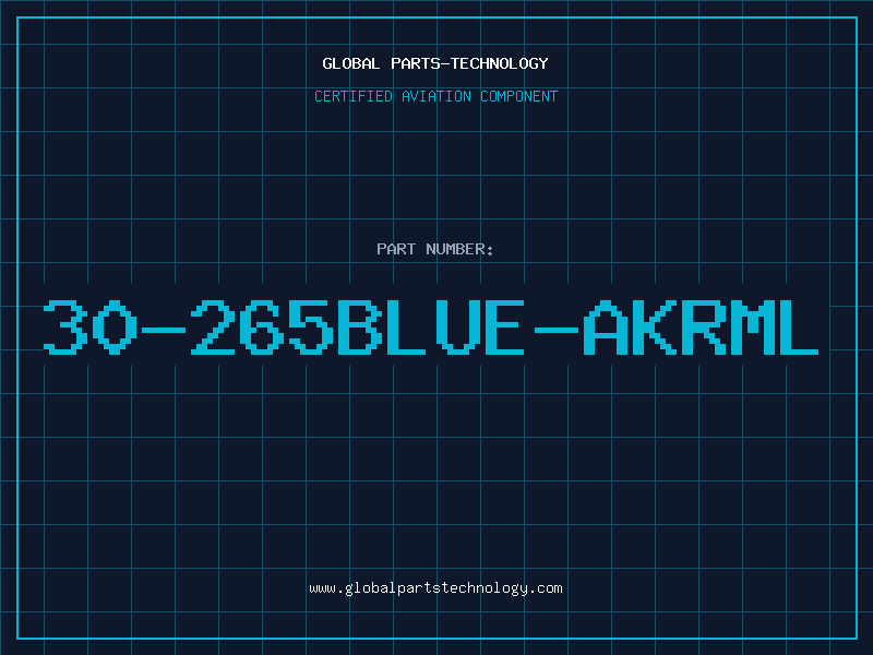 Aviation Part 30-265BLUE-AKRML