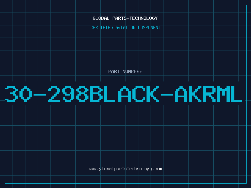 Aviation Part 30-298BLACK-AKRML