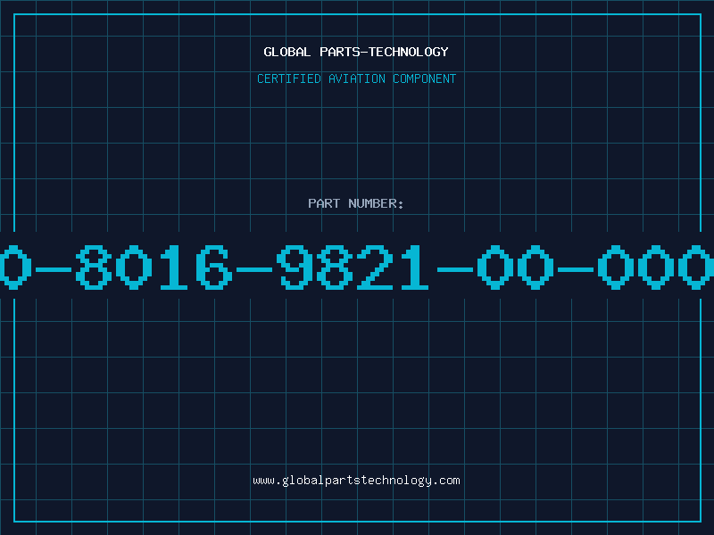 Aviation Part 30-8016-9821-00-0000