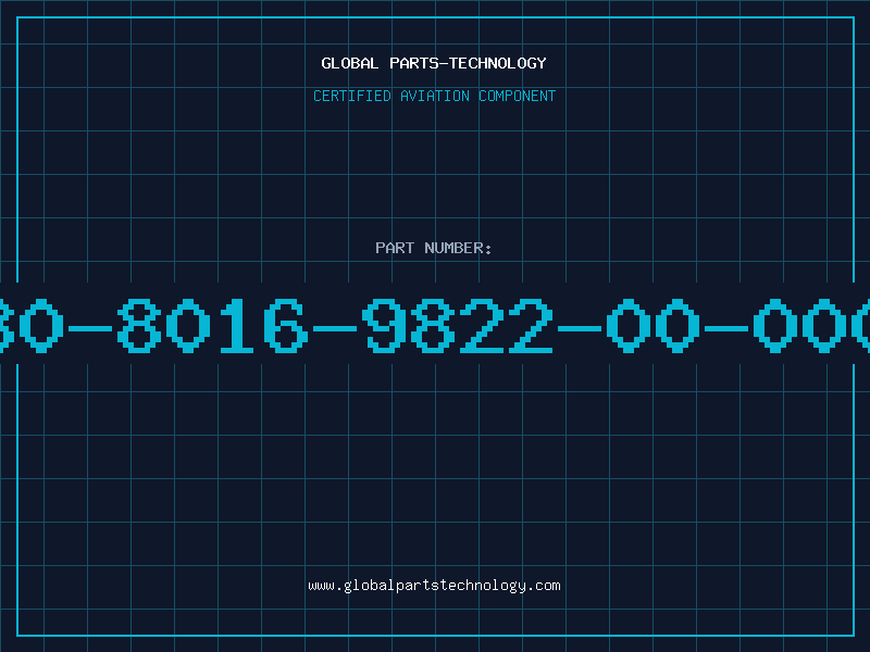 Aviation Part 30-8016-9822-00-000