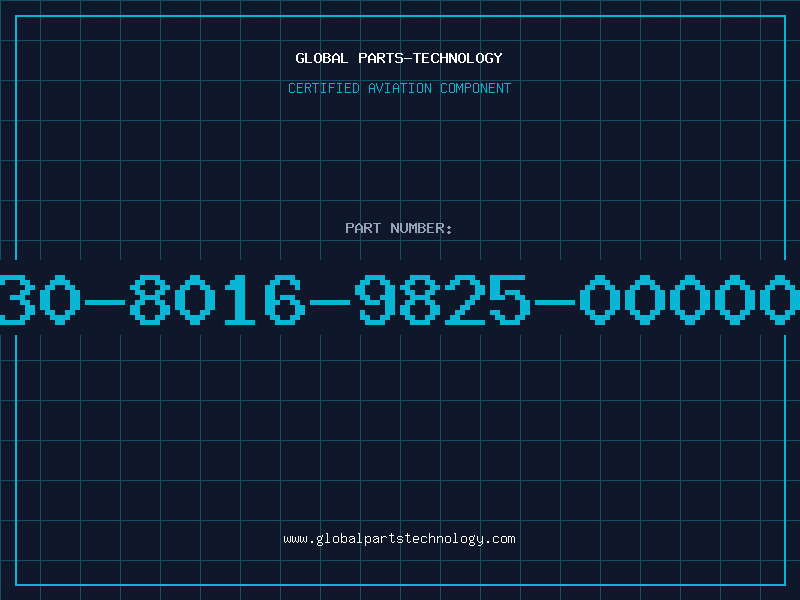 Aviation Part 30-8016-9825-00000
