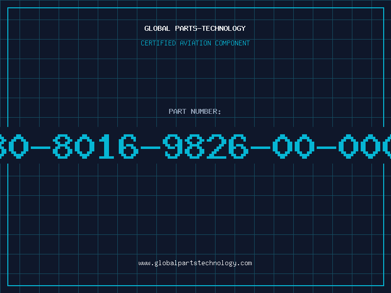 Aviation Part 30-8016-9826-00-000