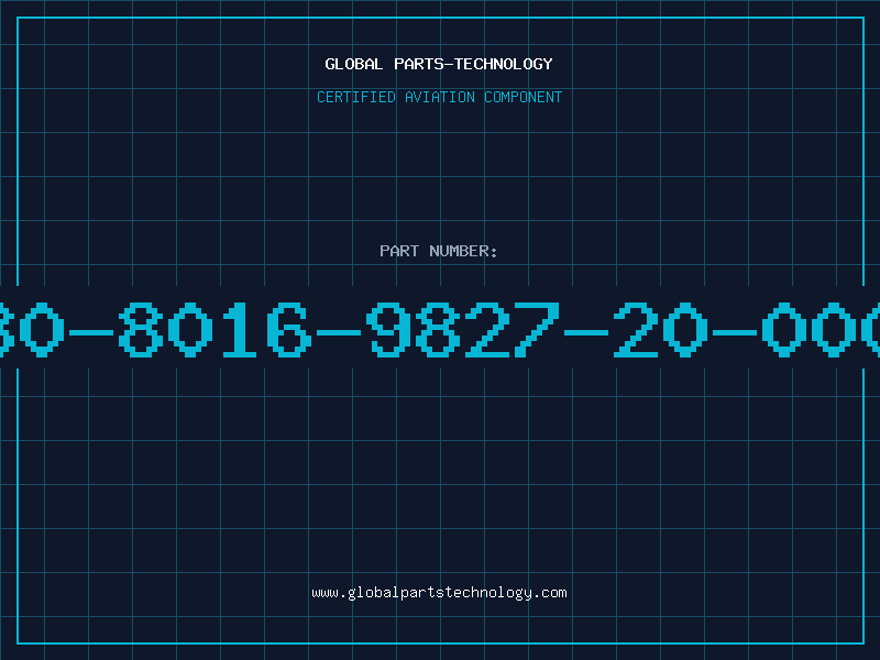 Aviation Part 30-8016-9827-20-000