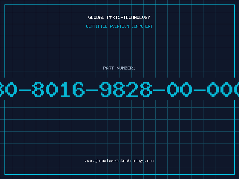 Aviation Part 30-8016-9828-00-000