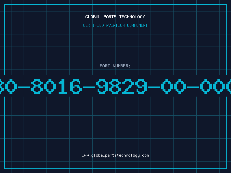 Aviation Part 30-8016-9829-00-000