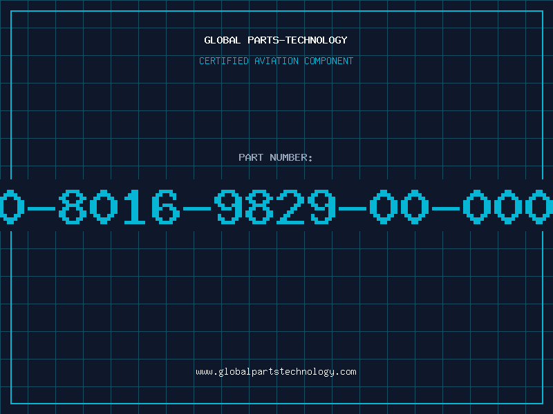 Aviation Part 30-8016-9829-00-0000