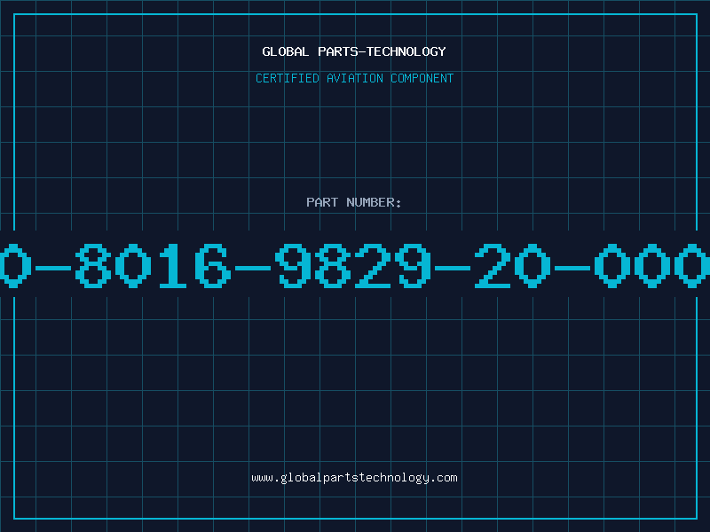 Aviation Part 30-8016-9829-20-0000