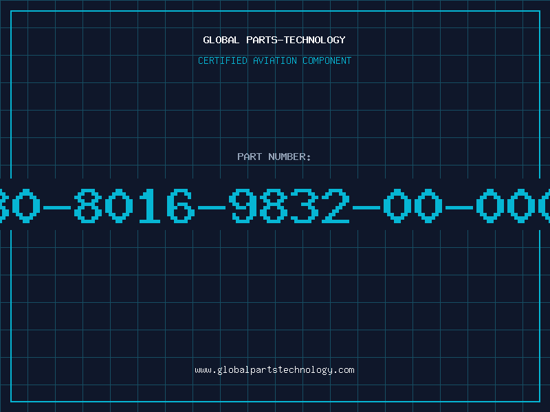 Aviation Part 30-8016-9832-00-000