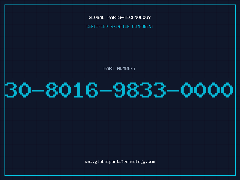 Aviation Part 30-8016-9833-0000