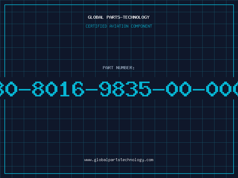 Aviation Part 30-8016-9835-00-000