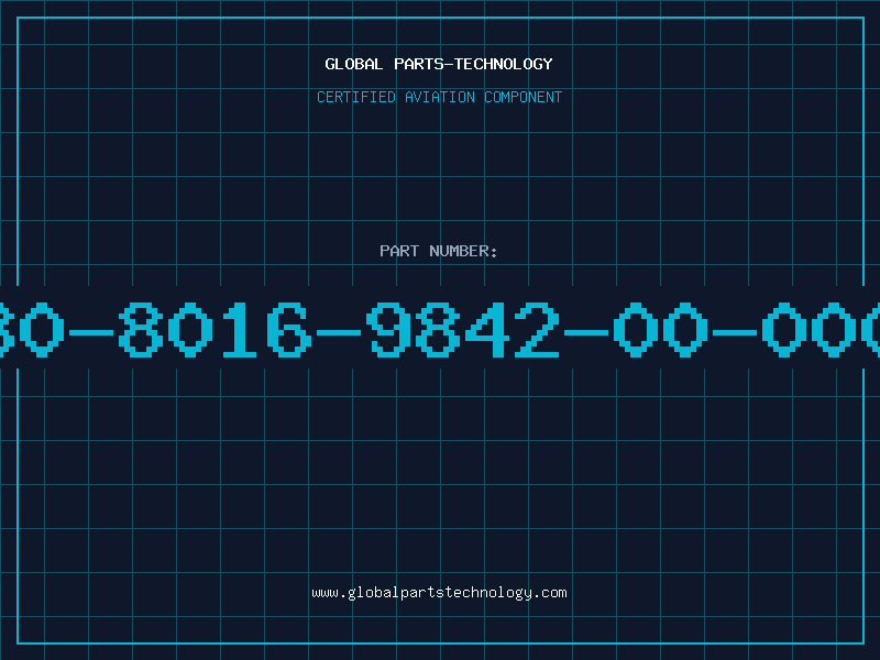 Aviation Part 30-8016-9842-00-000