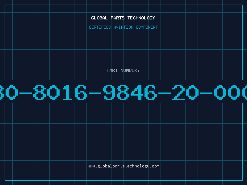 Aviation Part 30-8016-9846-20-000