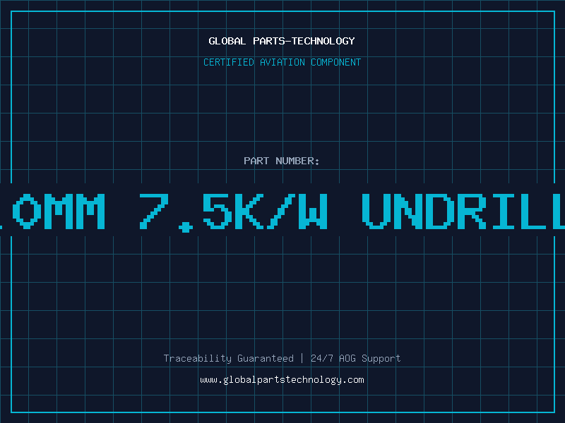 Aviation Part 30.0mm 7.5K/W Undrilled