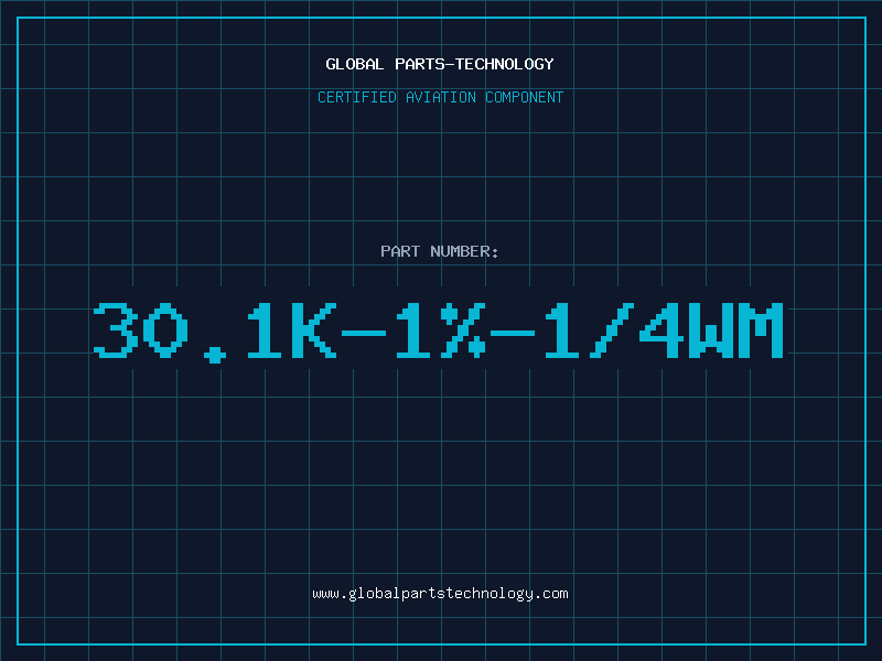 Aviation Part 30.1K-1%-1/4WM