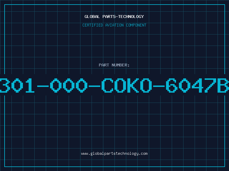 Aviation Part 301-000-COKO-6047B
