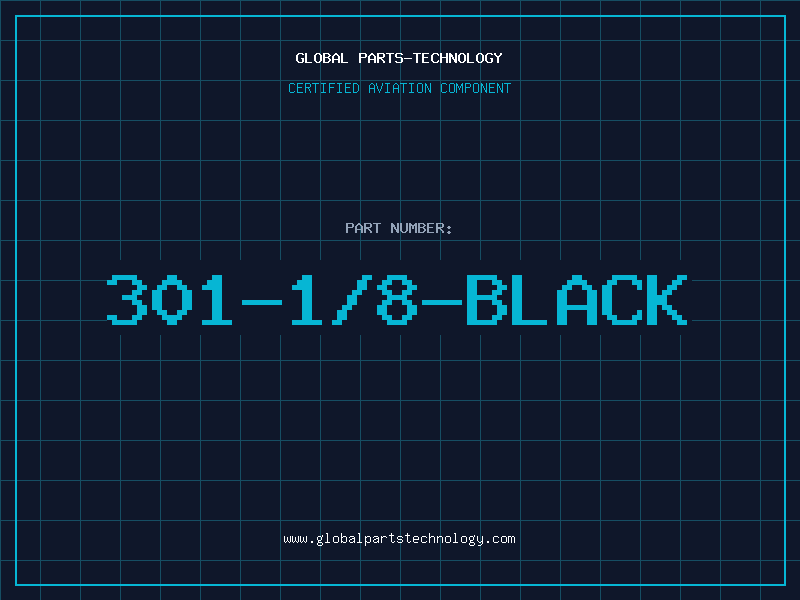 Aviation Part 301-1/8-BLACK