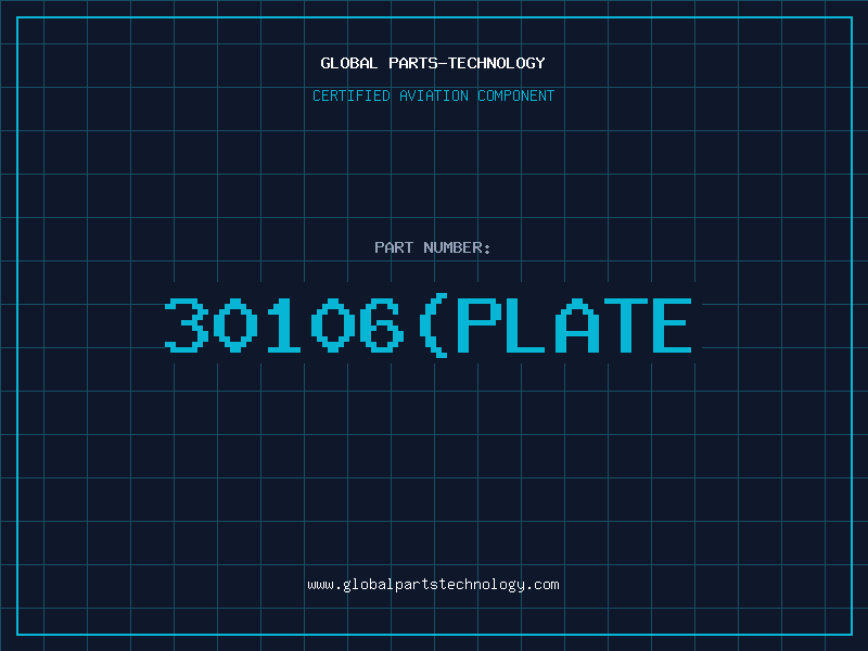 Aviation Part 30106PLATE