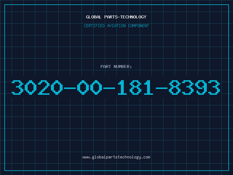 Aviation Part 3020-00-181-8393