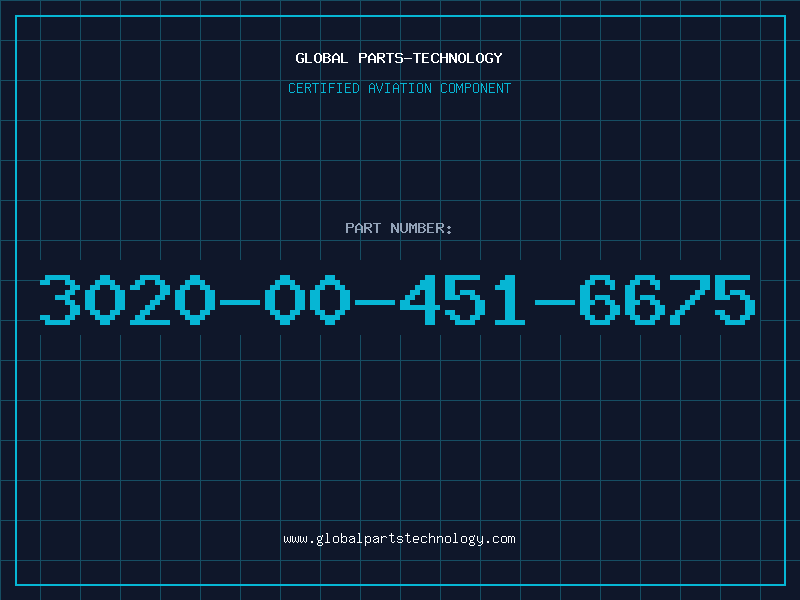 Aviation Part 3020-00-451-6675