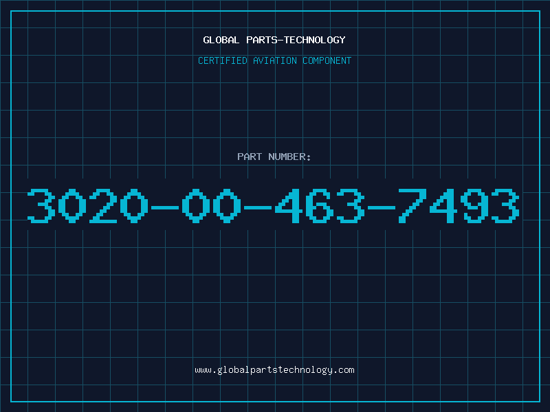 Aviation Part 3020-00-463-7493
