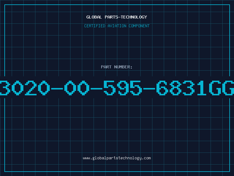 Aviation Part 3020-00-595-6831GG