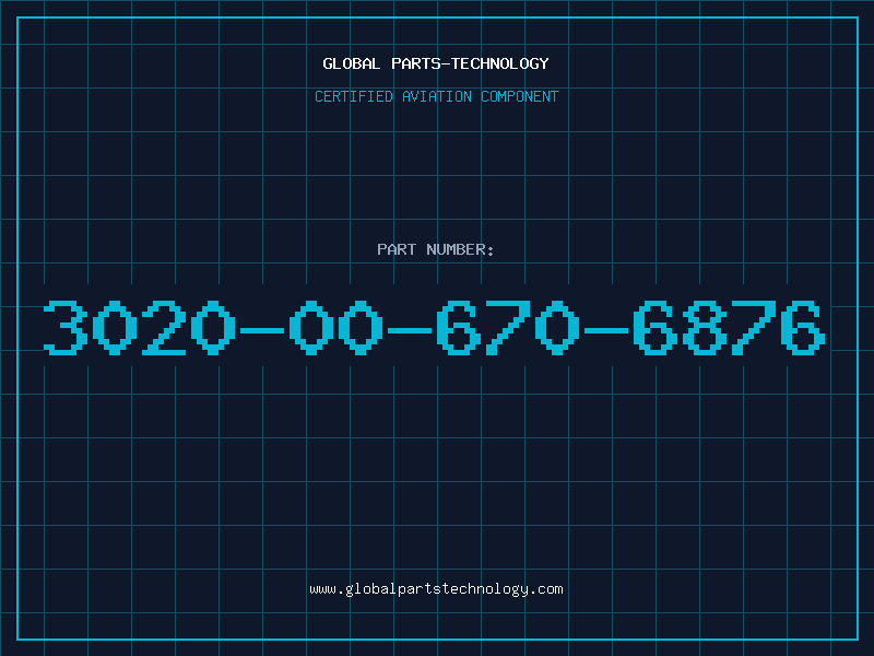 Aviation Part 3020-00-670-6876