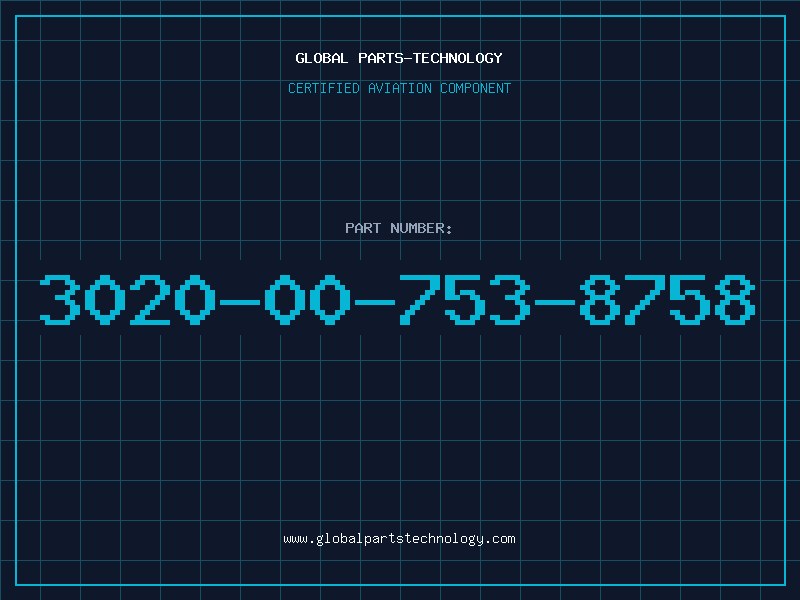 Aviation Part 3020-00-753-8758