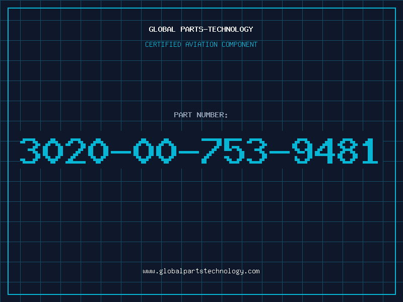 Aviation Part 3020-00-753-9481