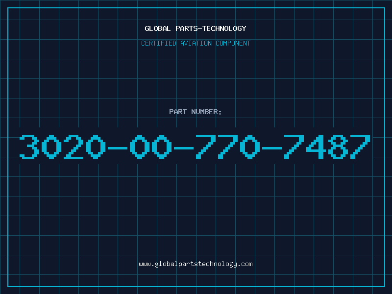 Aviation Part 3020-00-770-7487