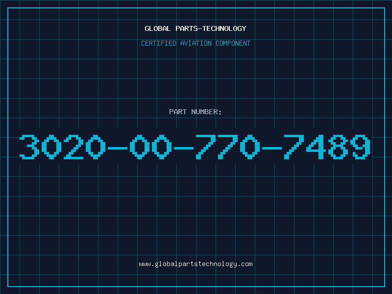 Aviation Part 3020-00-770-7489