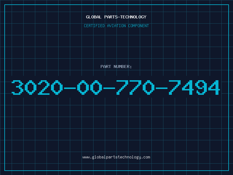 Aviation Part 3020-00-770-7494