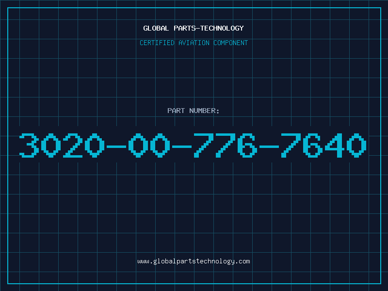 Aviation Part 3020-00-776-7640