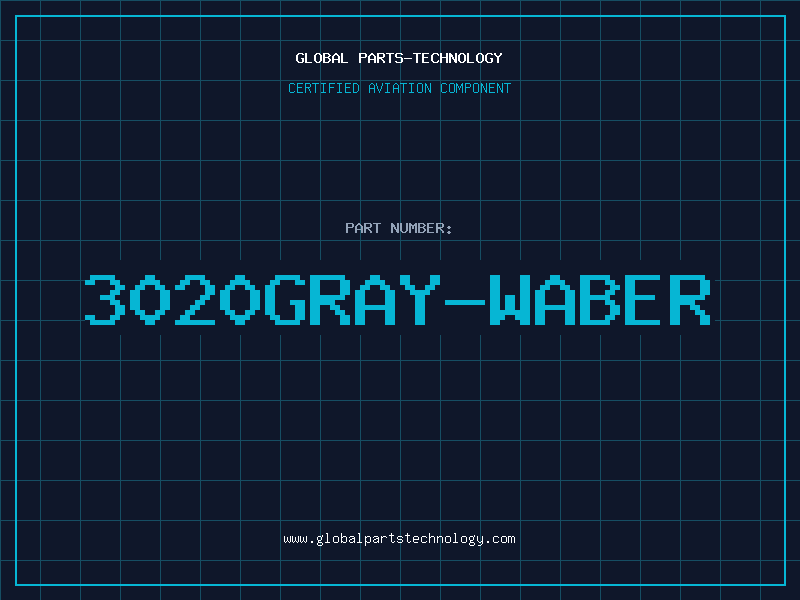 Aviation Part 3020GRAY-WABER
