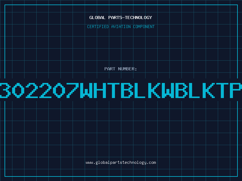 Aviation Part 302207WHTBLKWBLKTP