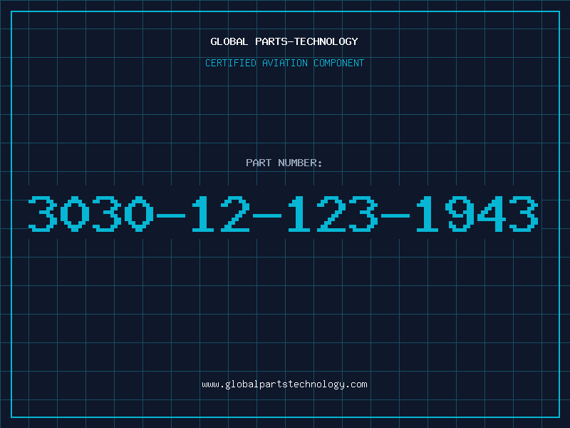 Aviation Part 3030-12-123-1943
