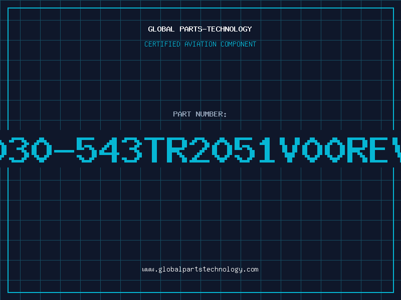 Aviation Part 3030-543TR2051V00REVD