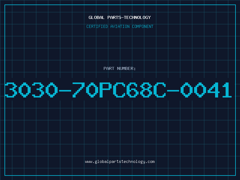 Aviation Part 3030-70PC68C-0041