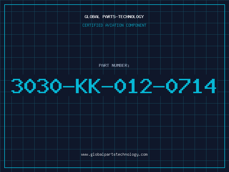 Aviation Part 3030-KK-012-0714