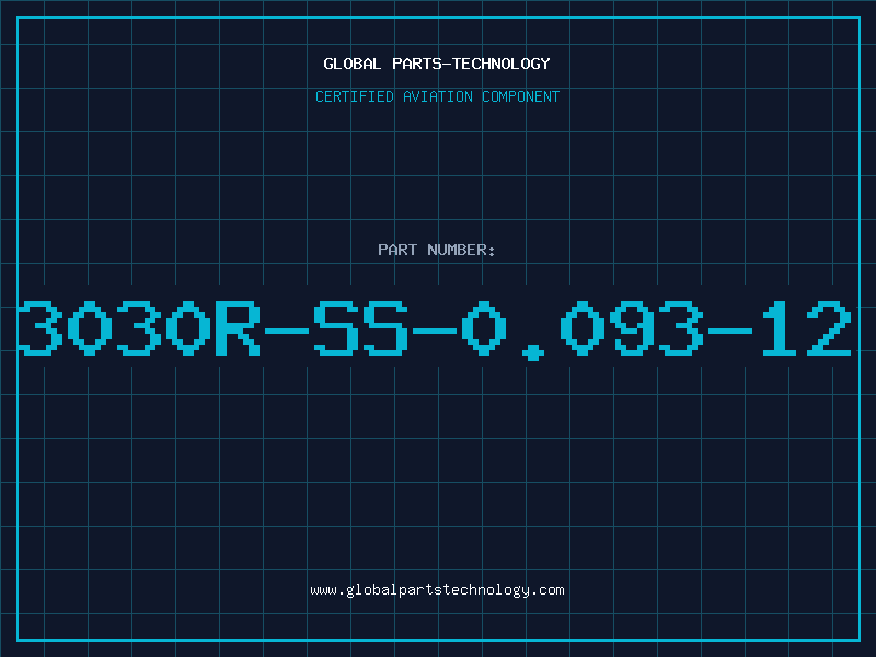 Aviation Part 3030R-SS-0.093-12