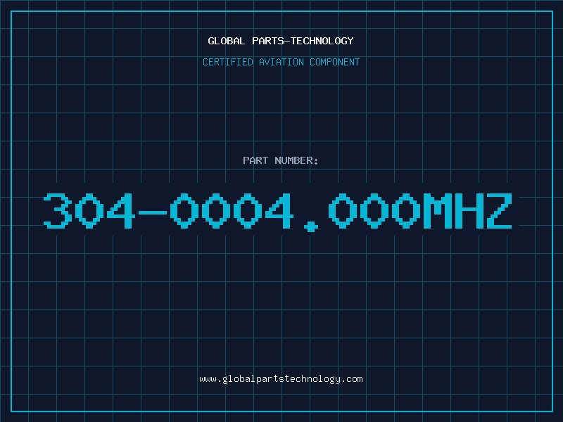 Aviation Part 304-0004.000MHZ