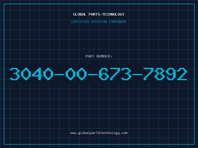 Aviation Part 3040-00-673-7892
