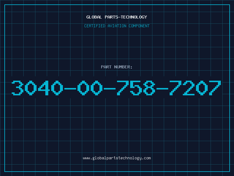 Aviation Part 3040-00-758-7207